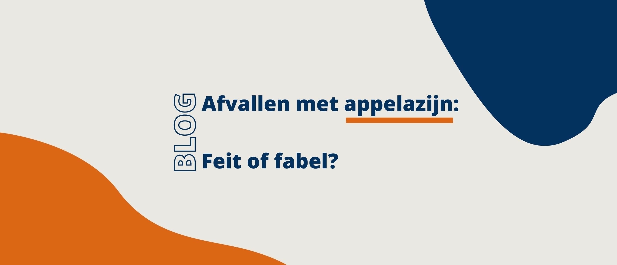 appelciderazijn afvallen
