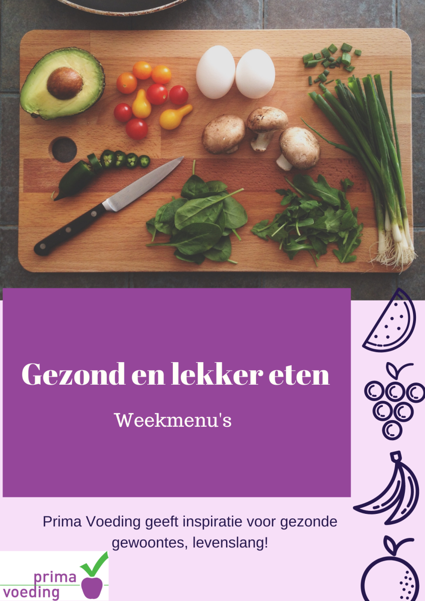 weekmenu afvallen vrouw
