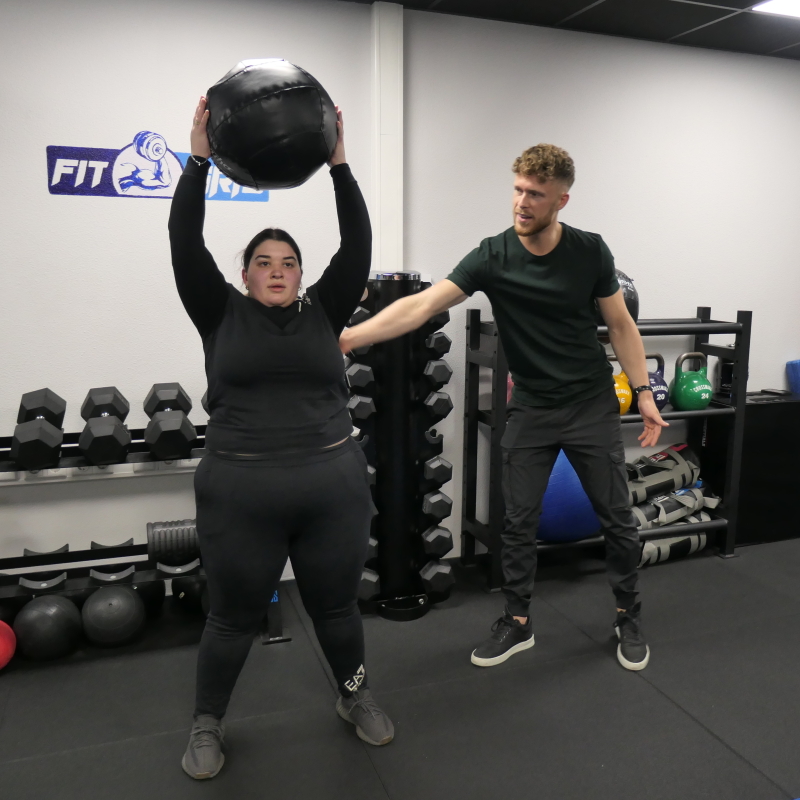 sporten om af te vallen